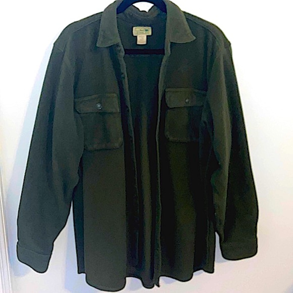 Vintage LL Bean Polar Fleece Button Up Shirt